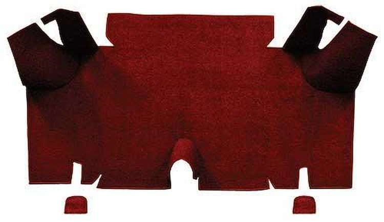 A4056A49 Loop Trunk Carpet 1965-66 Mustang Fastback; Emberglow