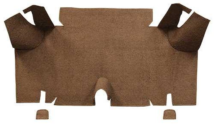 A4056A69 Loop Trunk Carpet 1965-66 Mustang Fastback; Medium Saddle