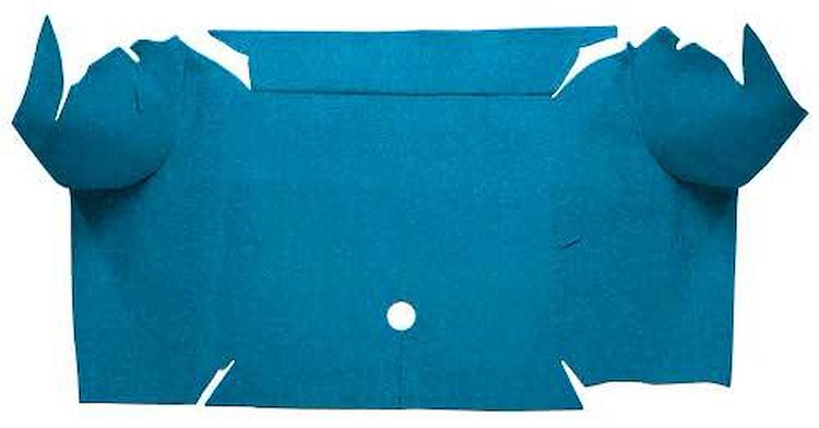 A4064A62 Loop Trunk Carpet 1967-68 Mustang Convertible; Ford Blue