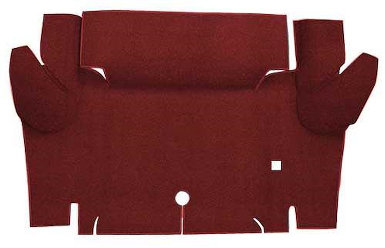 A4065A49 Nylon Loop Trunk Floor Carpet 1964-66 Mustang Coupe; Emberglow