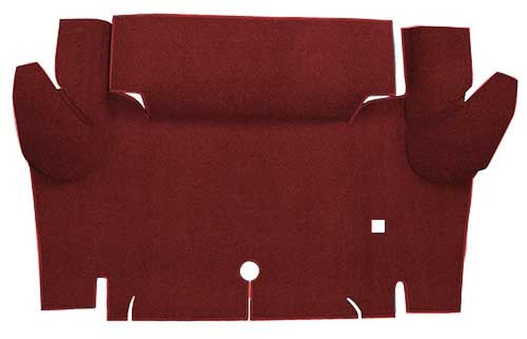 A4069A49 Nylon Loop Trunk Floor Carpet 1964-66 Mustang Convertible; Emberglow