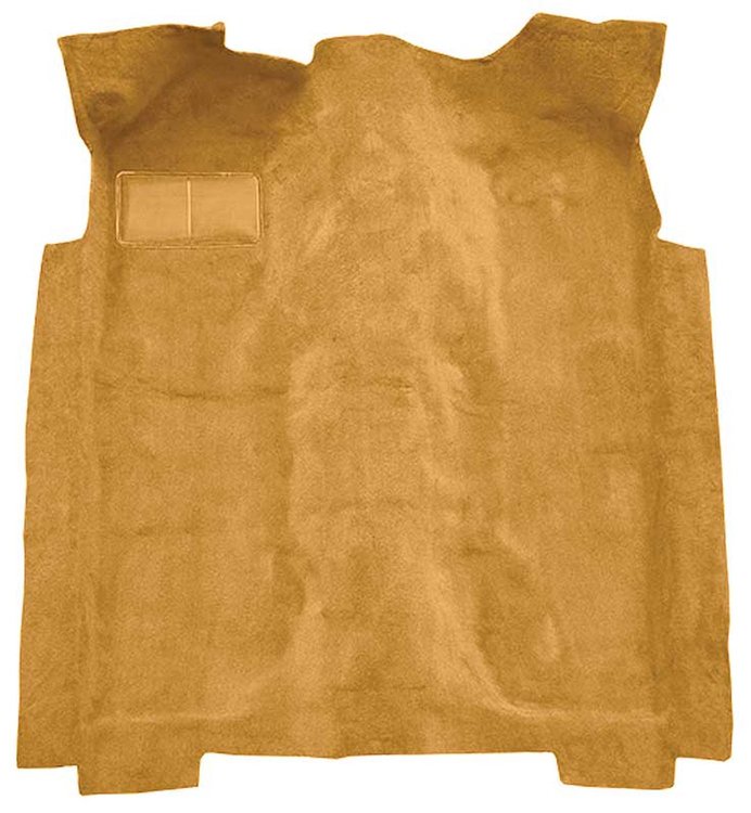 A4123450 Molded Cut Pile Passenger Area Carpet Set 1974-77 Mustang II; Chamois