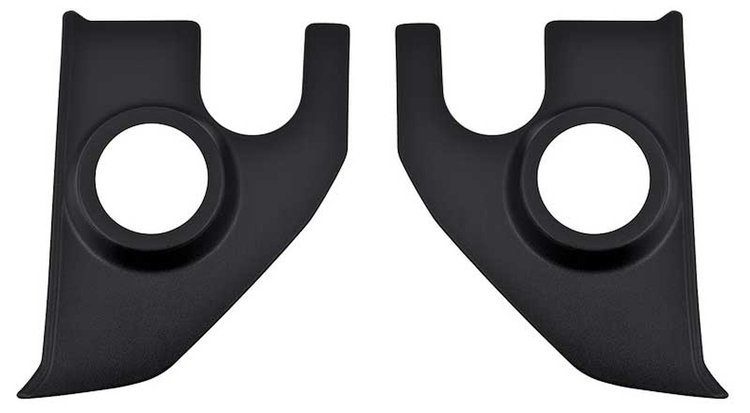 A5100105 Interior Kick Panels for 1967-1972 Chevrolet, GMC Truck, Suburban [With 6 in. Speaker Holes, Black, Pair]