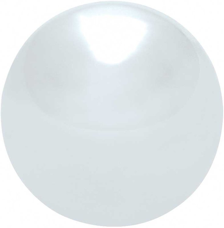 A514 1964-67 Chevelle/El Camino/Impala/Caprice/Nova; Muncie Shift Ball; Chrome; w/o Shift Pattern; 1-3/4 in. Dia.; 9/16 in.-18