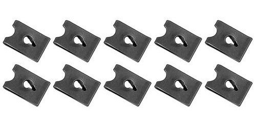 A5571K U-Type Clip Nut, Fits #8 Screw, Black Phosphate Coated