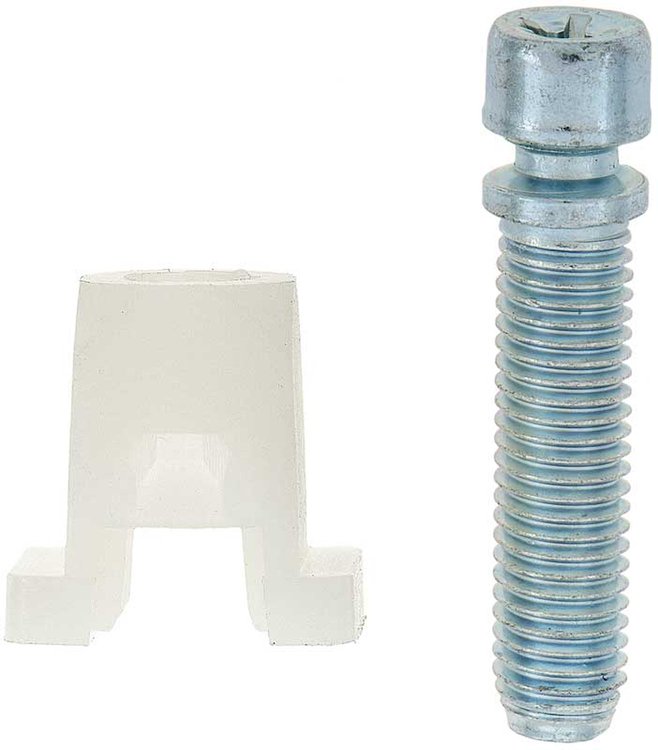 A5789 Headlight Adjustment Screw 1962-71 GM Headlight 1/4"-28 x 1" Adjustment Screw with Nylon Nut