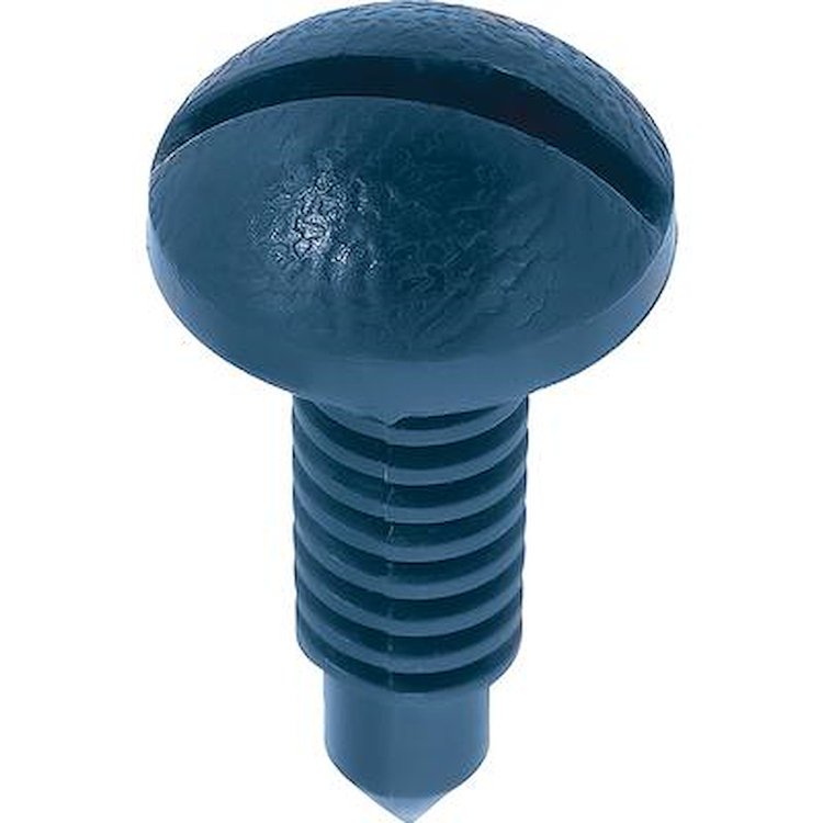 A8100342 1982-92 Camaro, Firebird; Rear Hatch Panel Trim Screw; Dark Blue