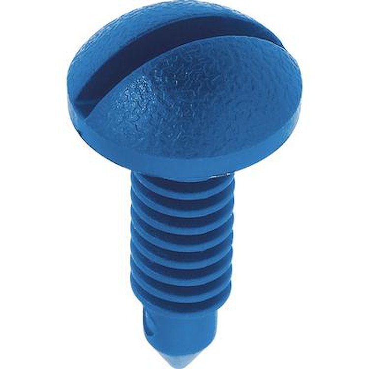 A8100343 1982-92 Camaro, Firebird; Rear Hatch Panel Trim Screw; Medium Blue