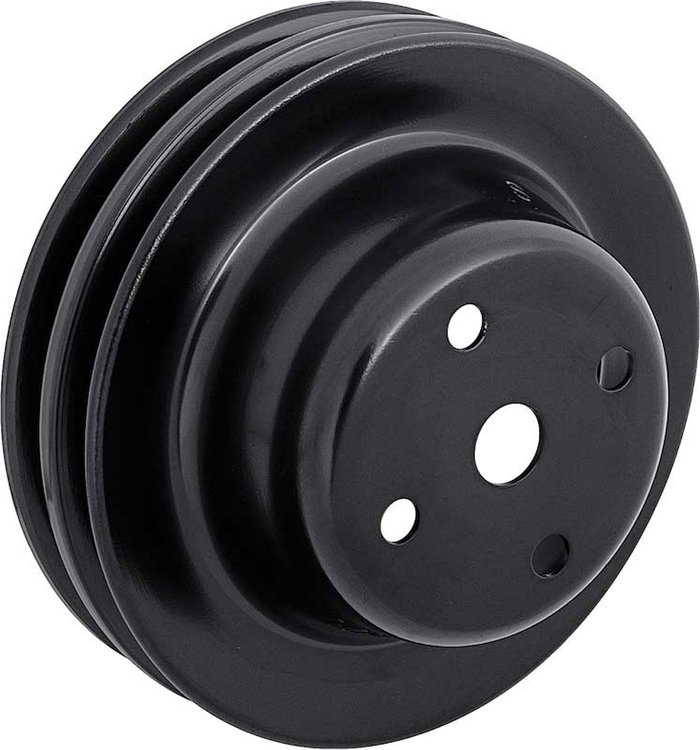 A8600103 1970 Firebird, Trans Am; Water Pump Pulley; V8; 2 Groove; with AC; 5-9/16 in. Dia.; 350, 400, 455; 480512