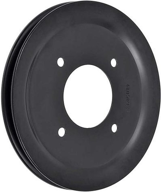 A8700120 1970-75 Grand Prix, GTO, Lemans, Firebird; Crankshaft Pulley; 350, 400, 455 with AC; Single Groove