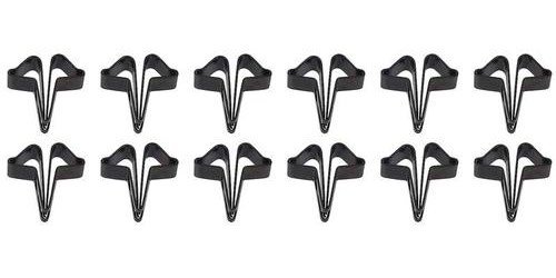 A9100110 Rear Headliner Mounting Strip Clip Set for 1967-1969 Chevy Camaro, Pontiac Firebird Coupe