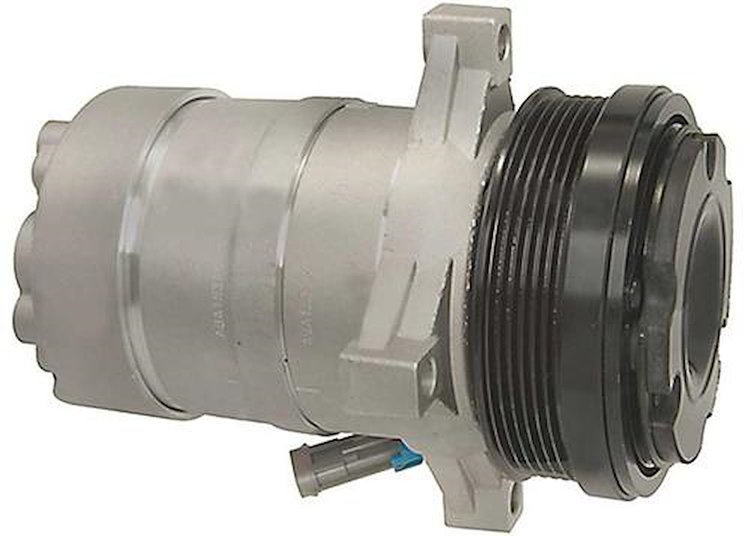 AC58955 1993-97 GM LT1; HD6 Style AC Compressor; w/ 6-Groove Clutch Pulley; Cast Finish; Brand New