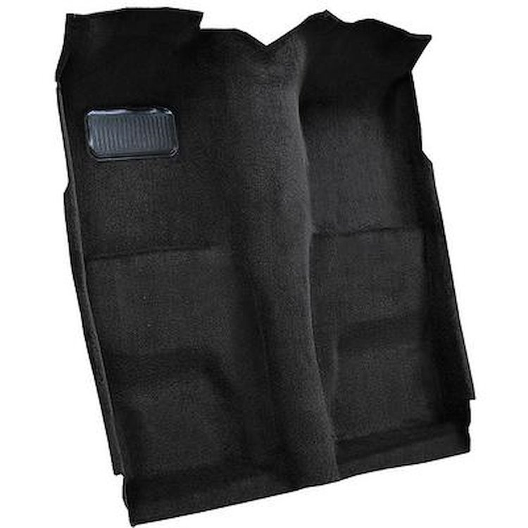 AM1101801 1972-78 American Motors Gremlin; 1-Piece Passenger Area Carpet Set; Cutpile; Black