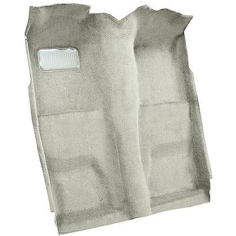 AM1101836 1972-78 American Motors Gremlin; 1-Piece Passenger Area Carpet Set; Cutpile; Almond