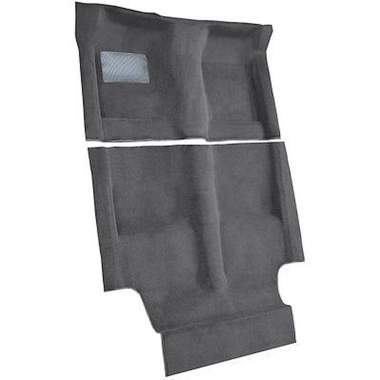 AM1188933 1969-70 American Motors AMX; Automatic Transmission; 2-Piece Passenger Area Carpet Set; Cutpile; Graphite