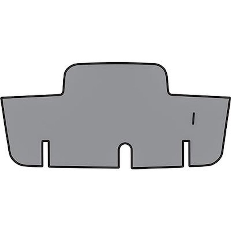 AM15271 1970 American Motors Javelin; Trunk Mat; TM Foam Material; Blue Herringbone