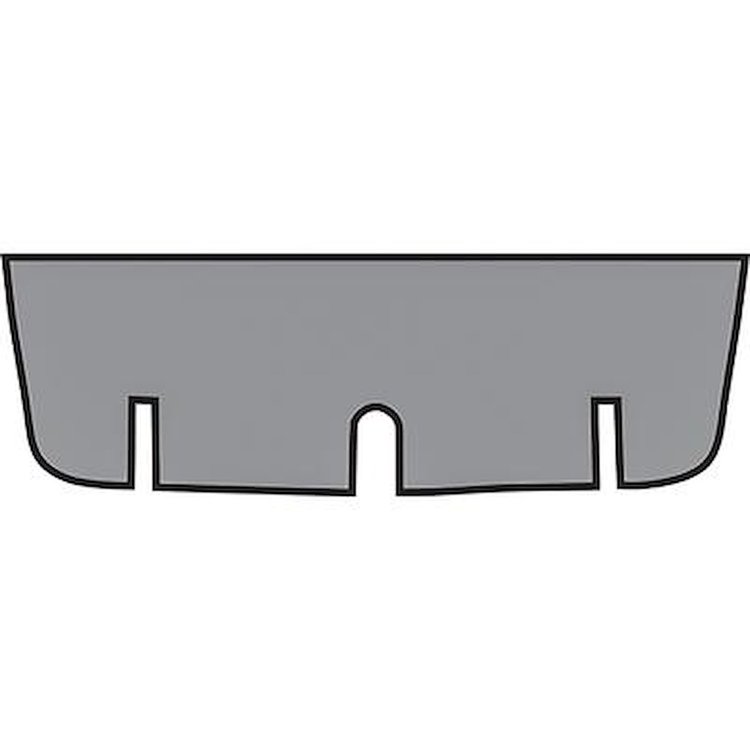 AM15272 1971-74 American Motors Javelin; Short Trunk Mat; TM Foam Material; Blue Herringbone