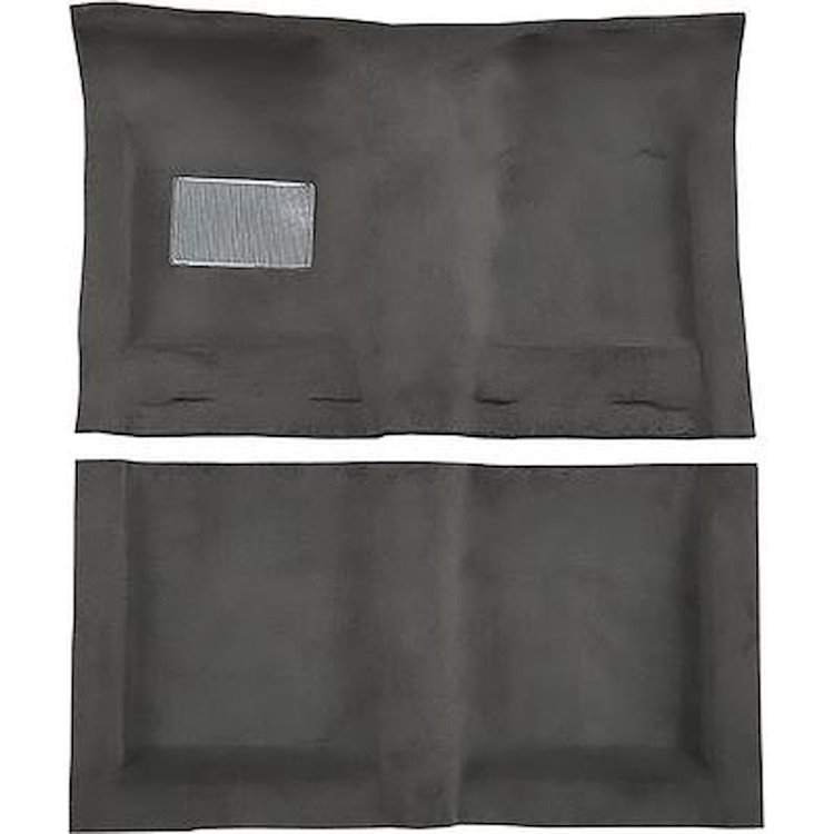 AM1715801 1969-73 AMC Ambassador, Matador; 2-Door Hardtop or Coupe; Automatic Transmission; 2-Piece Complete Molded Carpet Set;
