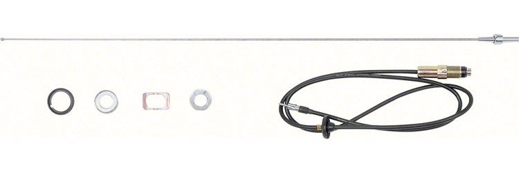 ANT3 Front Fender Antenna Kit 1968-69 AM/FM Non-Telescoping Fixed Mast Radio