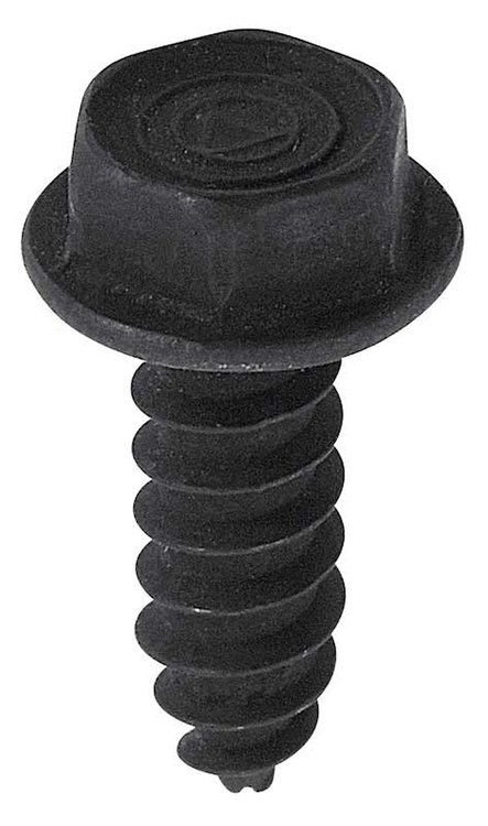 B11151 Tapping Screw, Hex Washer Head, #8-18 x 1/2" Long, Black Oxide
