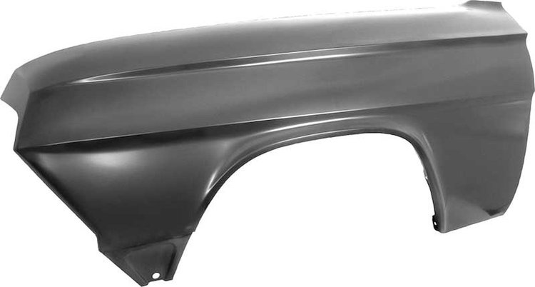 B1321 Front Fender 1962 Impala. Bel Air, Biscayne; LH Drivers Side; EDP Coated
