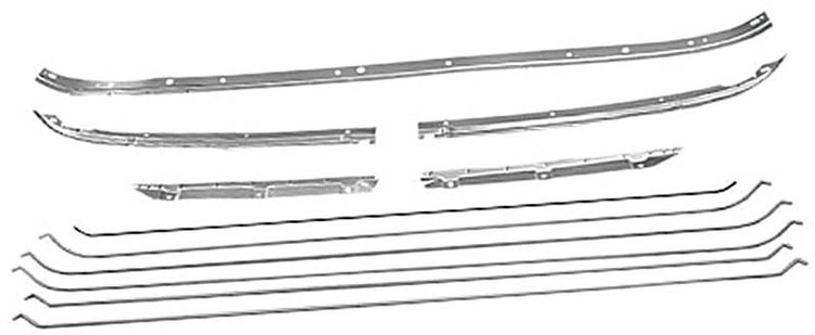 B1325 Headliner Bow and Retainer Set 1966-67 Chevy II / Nova