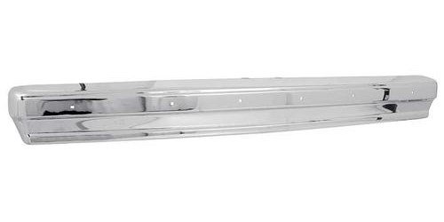 B1369 1980-90 Chevrolet/Pontiac; Rear Bumper; Chrome; Without Pad Holes; Impala / Caprice / Parisienne