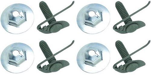 B1422 1964 Impala, Bel Air, Trunk Split Molding Clip Set