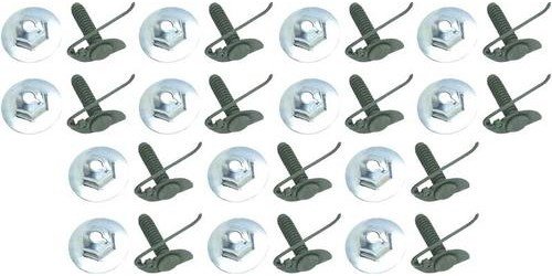 B1423 1966 Chevrolet; Impala; Impala SS; Fender Molding Clip Set; 14 Clips, 14 Nuts; LH and RH