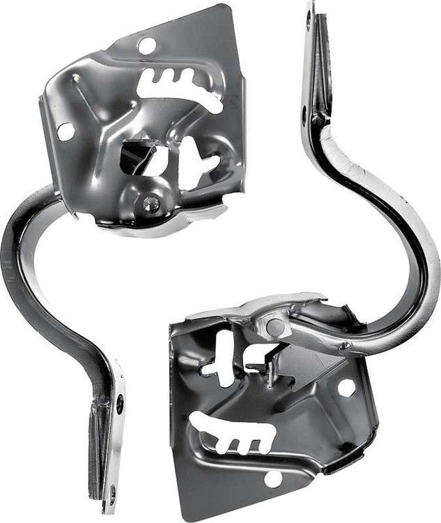 B16104 1966-67 Chevy II / Nova; Trunk Lid Hinge Assembly Set; RH and LH; Pair