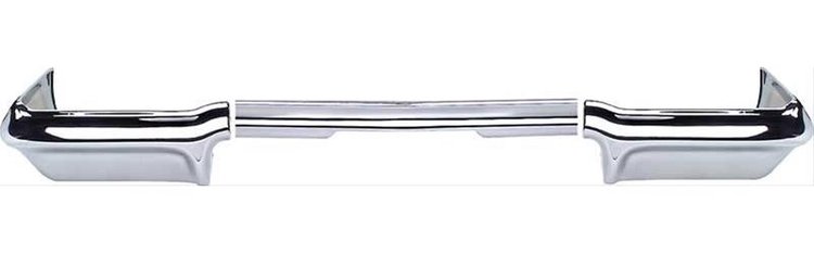 B17053 Front Bumper Set for 1963 Chevrolet Bel Air, Biscayne, Impala [Chrome]