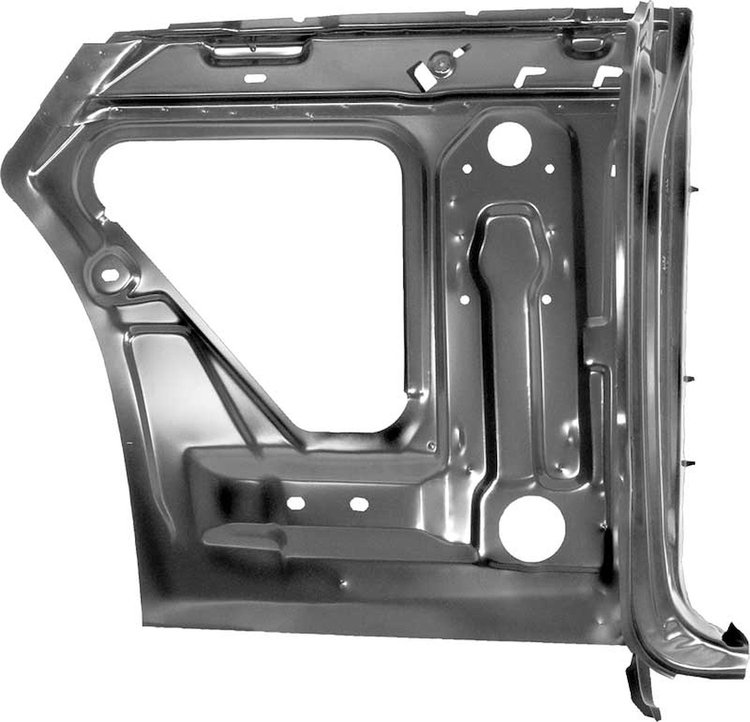 B17233A 1963-64 Impala, Bel Air; Inner Rear Quarter Panel; 2 Door; EDP Coated; Passenger Side