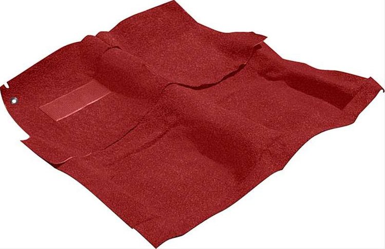 B1744P29 Molded Cut Pile Carpet Set 1974-76 Impala/Full Size 4-Door Sedan Dark Red
