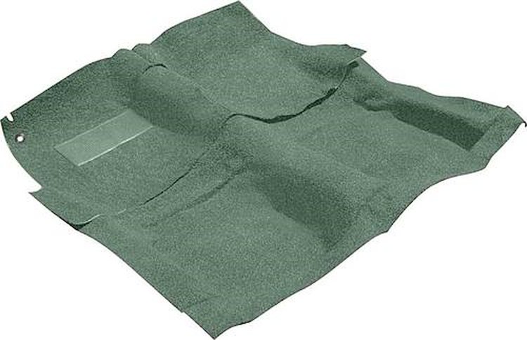 B1744P35 Molded Cut Pile Carpet Set 1974-75 Impala/Full Size 4-Door Sedan Willow Green