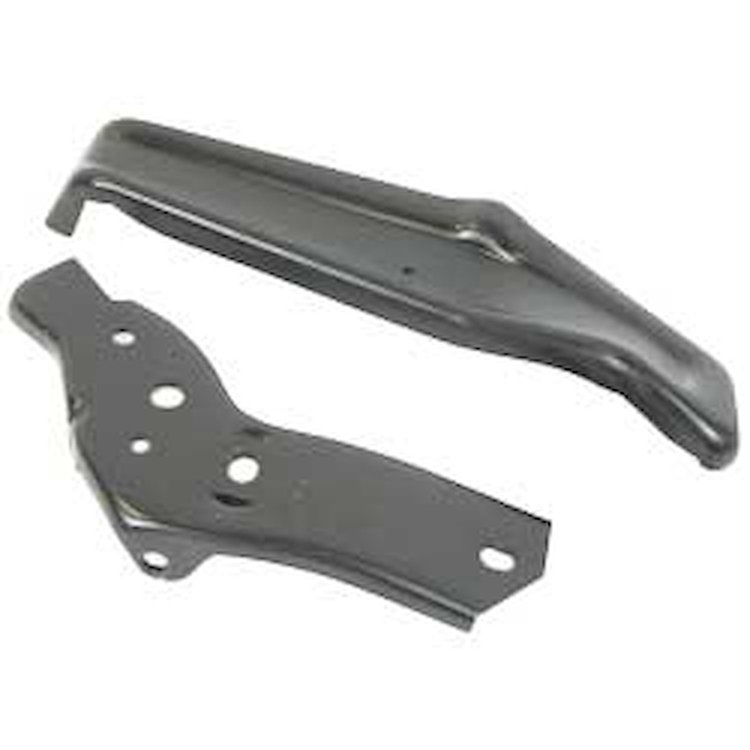 B1786 Rear Bumper Bracket Set; 1964 Impala, Bel Air, Biscayne; 2 Piece Set; Drivers Side