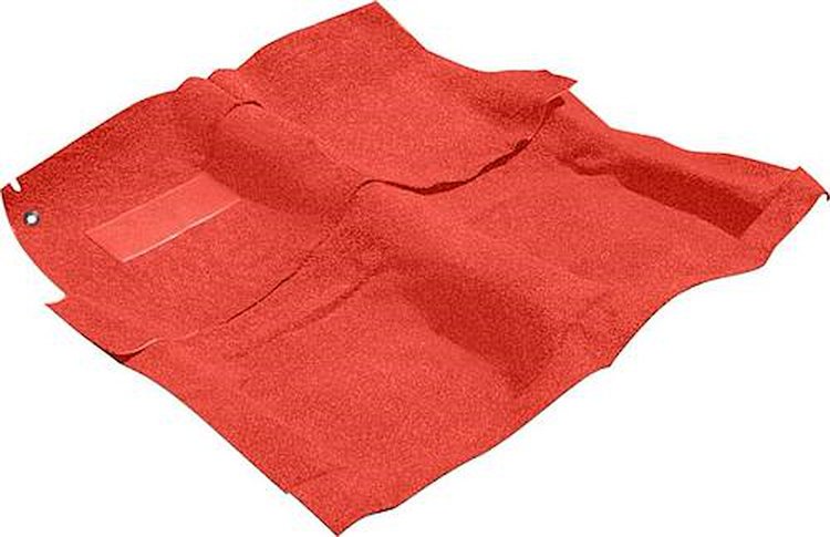 B1818P02 Molded Cut Pile Carpet Set 1986-90 Chevrolet Full Size 4-Door Red