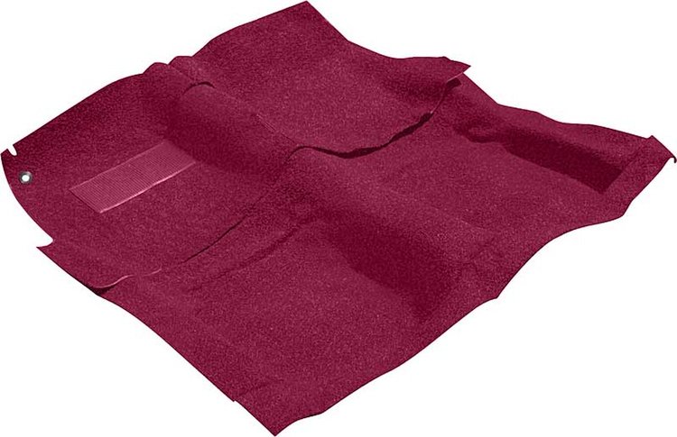B1966B49 Molded Loop Carpet Set 1961-64 Impala/Full Size 2-Door Sedan Medium Red