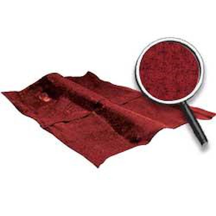 B2744P29 Molded Cut Pile Carpet Set With Mass Backing 1974-76 Impala/Full Size 4-Door Sedan Dark Red