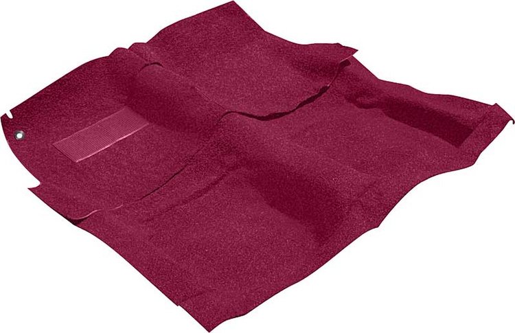 B2965B49 Molded Loop Carpet Set With Mass Backing 1961-64 Full Size 2-Door Hardtop/Convertible Medium Red