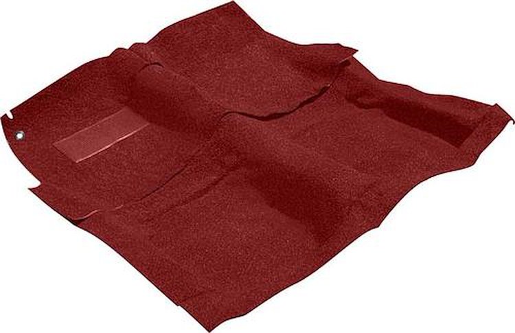 B3940T02 Molded Carpet 1959 Impala/Full Size; 2-Door; Tuxedo; Red/Black; Salt & Pepper