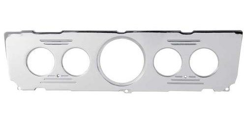 B4504 Billet Dash Instrument Gauge Insert; 1964-66 Chevrolet Truck; 5-Hole; with 3-3/8" / 2-1/16" Gauges