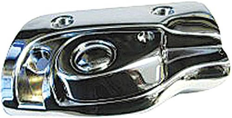 B9262R 1965-70 Impala, GM Full Size; Convertible Sunvisor Support Bracket; Polished Chrome; Passenger Side