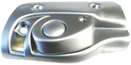 B9263R 1965-70 Impala, GM Full Size; Convertible Sunvisor Support Bracket; Brushed Chrome; Passenger Side
