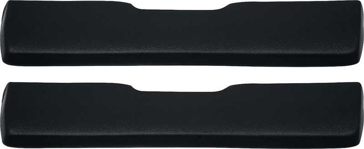 B99143 Arm Rest Pads for 1965-1967 Chevrolet Impala, Caprice [2 Door Hardtop, Molded Urethane, Black]