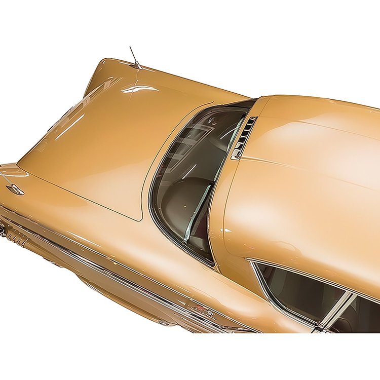 BG546Y 1958 Impala, Bonneville 2-Door Hardtop Sport Coupe, Back Glass, Custom Gray Tint