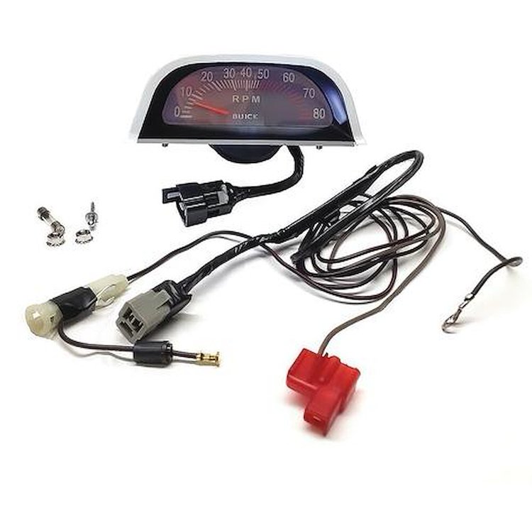 BP1105S 1970-72 Buick Skylark, GS, GS 455; Hood Mounted Tachometer
