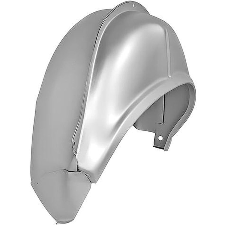 BP11072G Rear Wheelhouse Panel Assembly; 1964-67 Tempest, Lemans, GTO; Stock Width; RH, Passenger Side; Weld-Thru