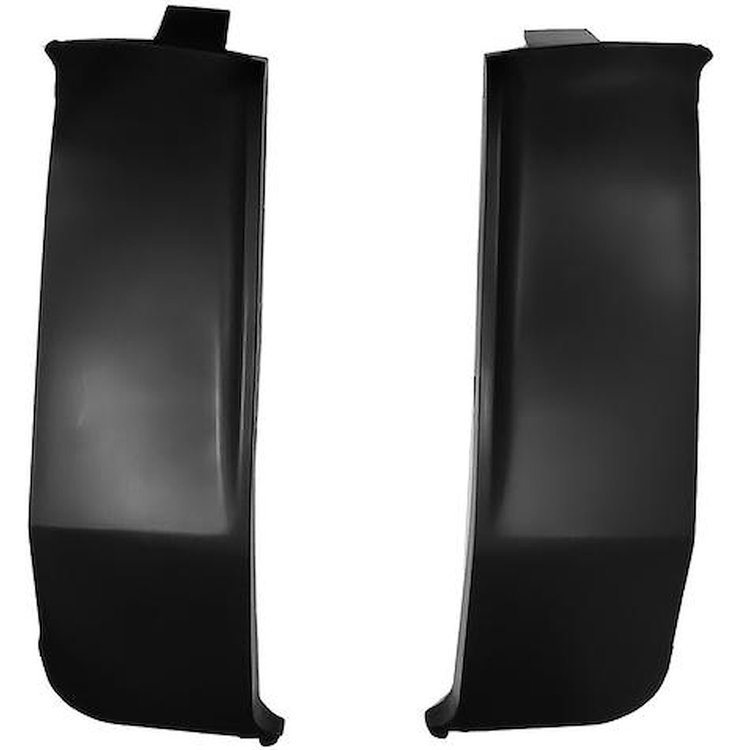 BP1320T 1976-77 Oldsmobile Cutlass; Rear Bumper Filler Panel; Pair