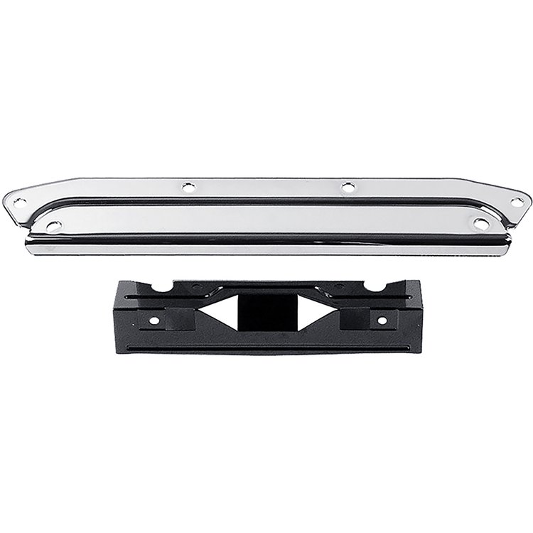 BP4889V Rear License Plate Mounting Bracket and Chrome Center Bumper Filler Bar for 1964-1965 Chevy Chevelle, Malibu, El Camino