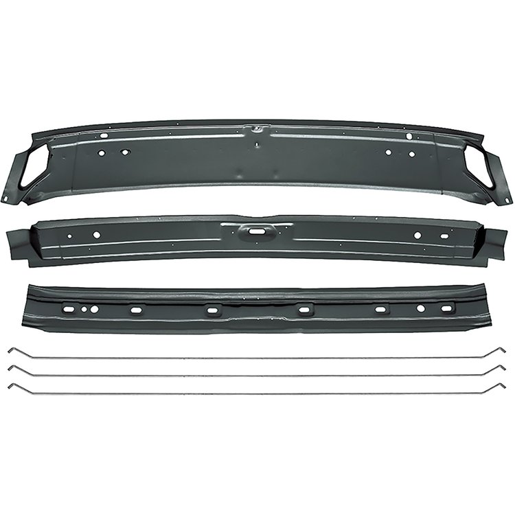 BP5934E Roof Panel Brace and Headliner Bow Set for 1968-1972 Chevy El Camino, 1971-1972 GMC Sprint